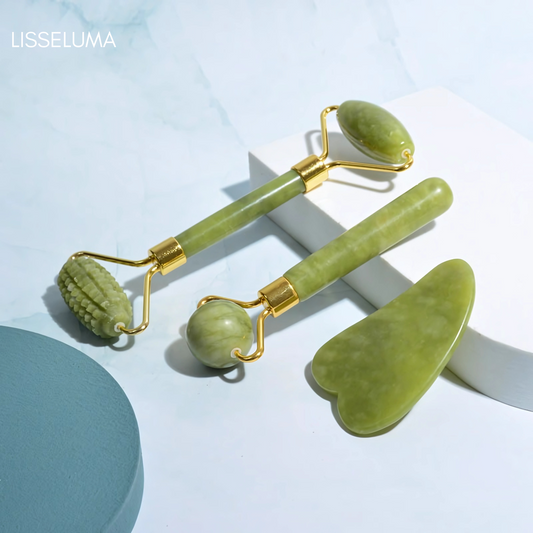 Ensemble trio de masseurs en jade Sweetheart LISSELUMA